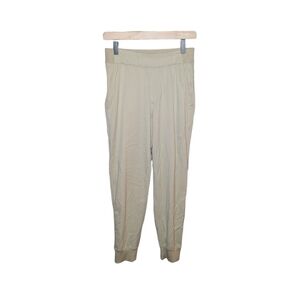 The North Face Aphrodite Jogger Pants Women's S Beige Stretch Zip Pocket Hiking